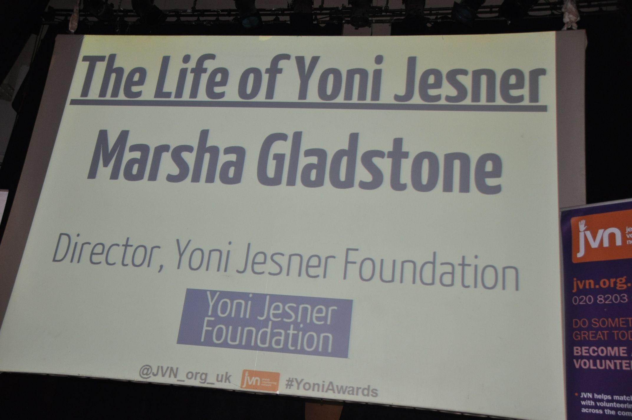  Yoni Jesner Awards 2014