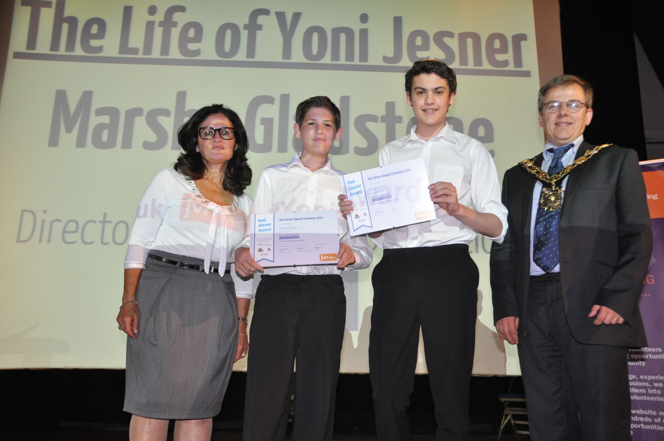 Yoni Jesner Awards 2014